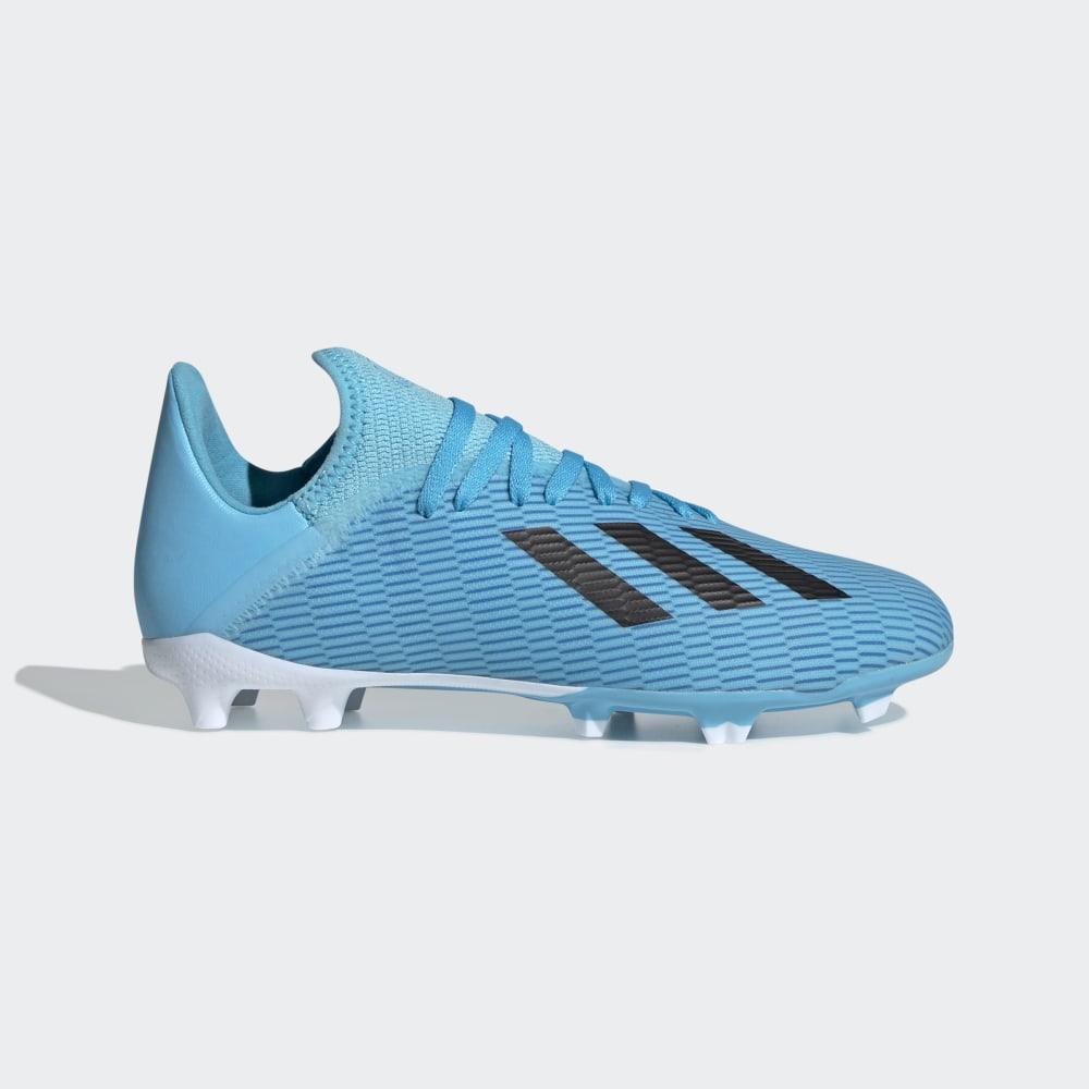 Ghete Fotbal Adidas X 19.2 Firm Ground Barbati Romania - Albastri Deschis/Negrii/Roz F35366